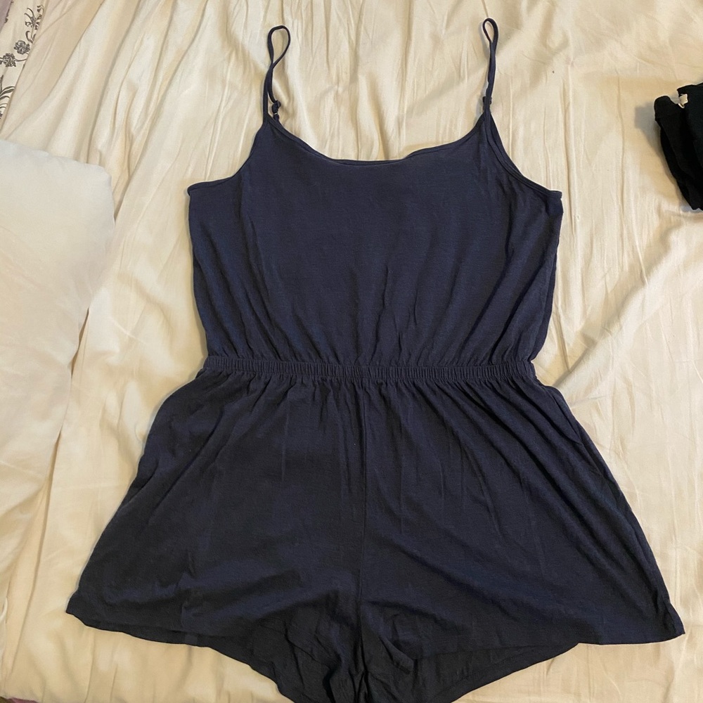 H&M Dark Blue Romper